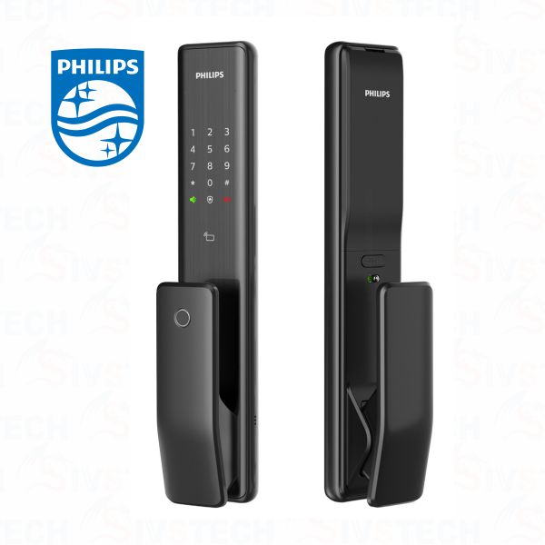 【PHILIPS】荷蘭-EASY KEY 飛利浦推拉式智能門鎖 ALPHA 1000XN