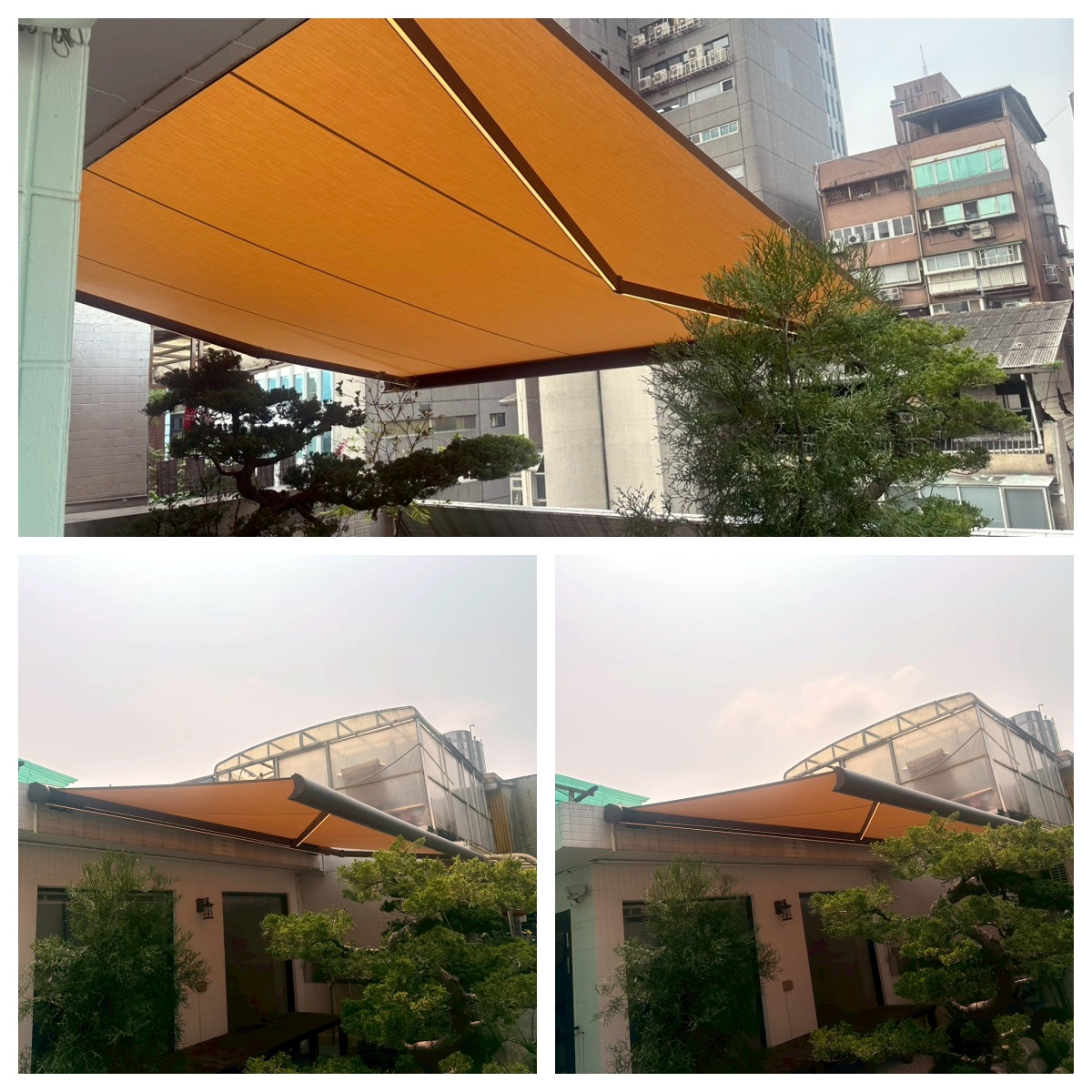 台北市-江公館(尊爵款)電動遮陽簾裝設工程照片