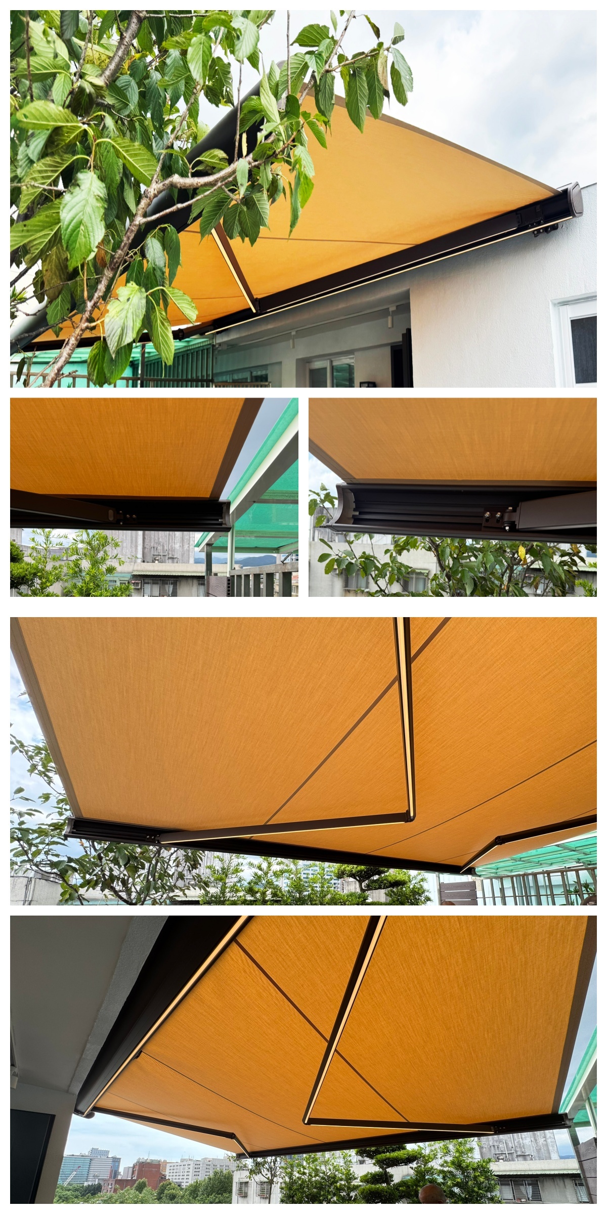 台北市松山區-馮公館(尊爵款)-電動遮陽簾裝設工程照片
