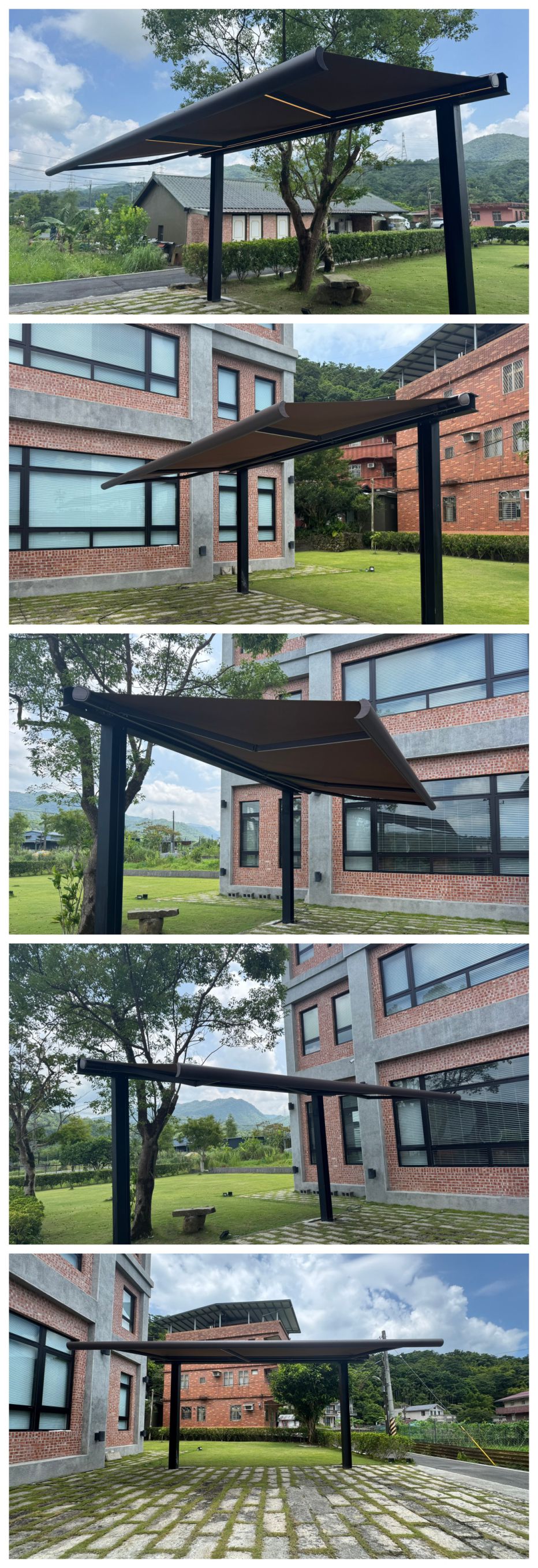新北市雙溪區-簡公館(尊爵款)-電動遮陽簾裝設工程照片